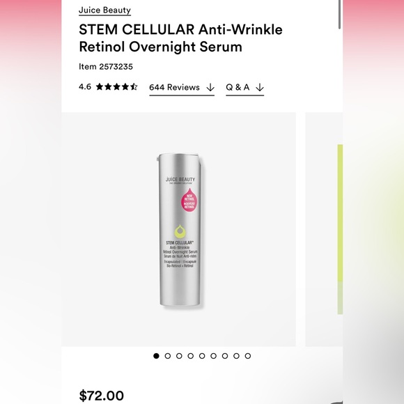 Juice beauty stem cellular serum nwt